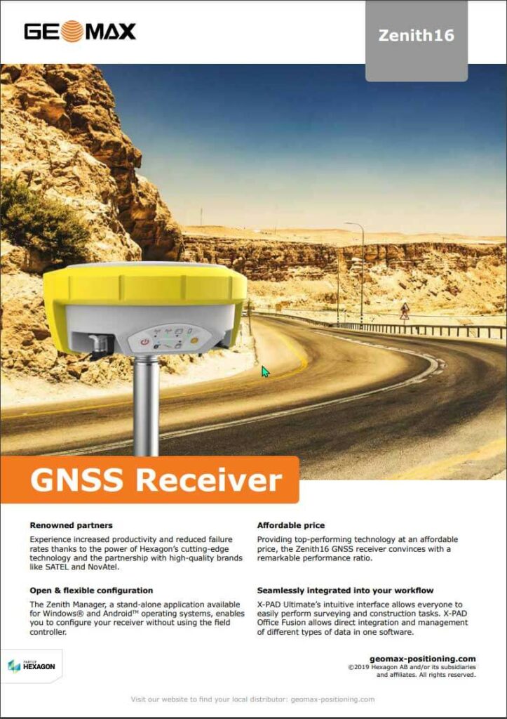 The Laser Guy GNSS Receiver Flyer